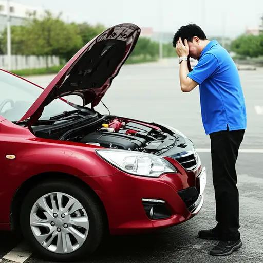 汽车出了点问题。