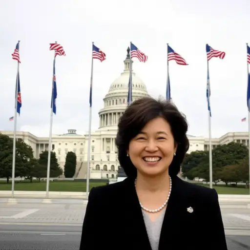 她于2004年当选美国参议员。