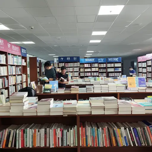 图书馆的义卖会上有相当多有趣的书。