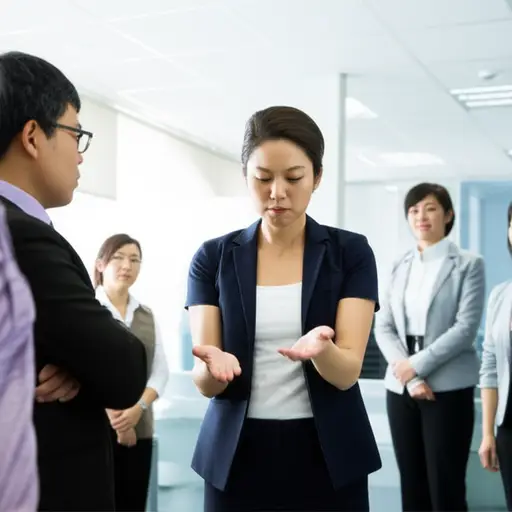 错误被揭露后，她勇于承担了指责。