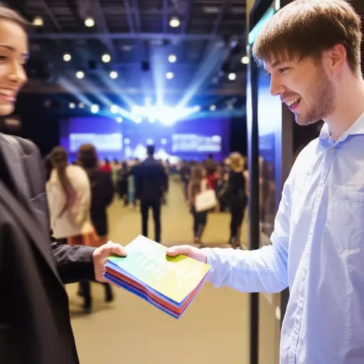 我还必须在音乐会上分发传单。