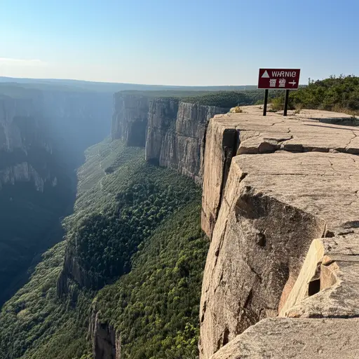 远离悬崖边缘。