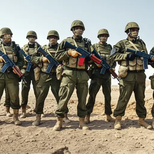 士兵们奉命除非先遭到攻击，否则不得开火。