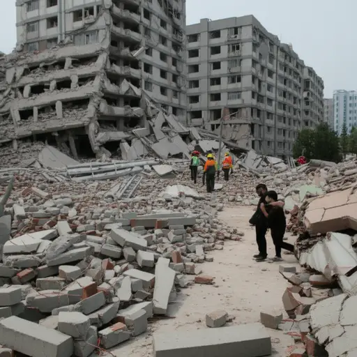 地震后，许多人急需帮助。