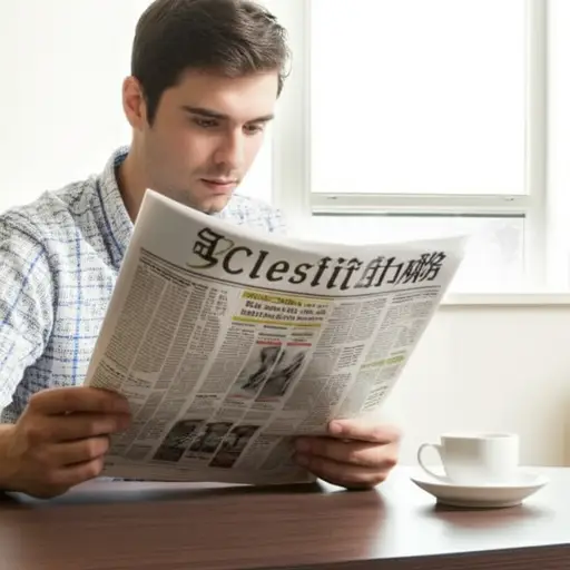 我每个星期天都会查看报纸上的招聘信息栏。