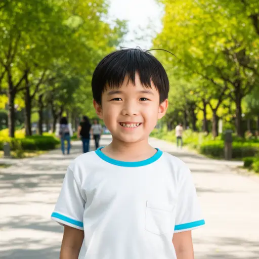 这个孩子是我的朋友。