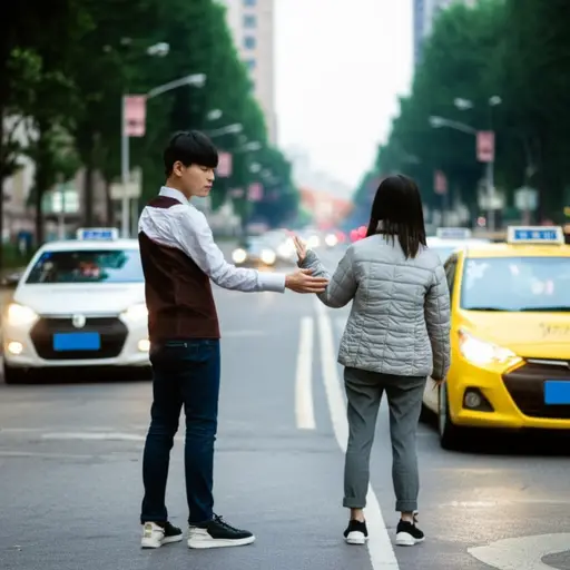 我很累，所以乘出租车回家了。