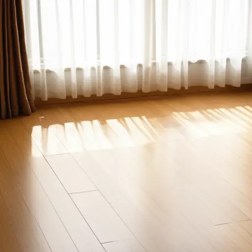 地板是由坚硬的表面制成的。