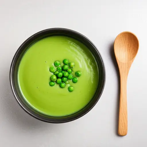 豌豆汤浓稠美味。