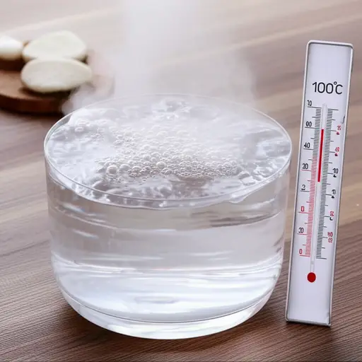 水在100摄氏度时沸腾。