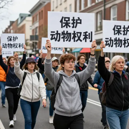 许多人正在为动物权利而奔走呼号。