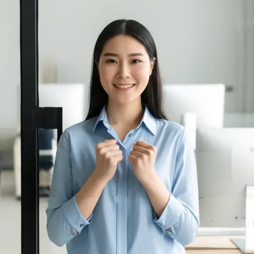 她准备好迎接挑战了。