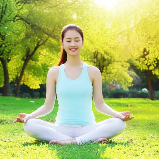 她非常喜欢她的晨间健身习惯。