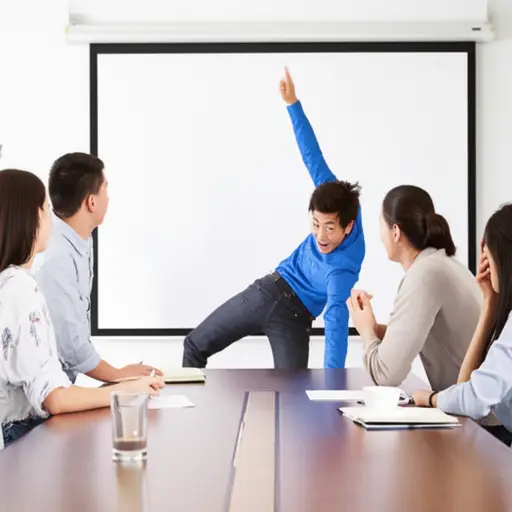 他在会议上的行为非常丢脸。