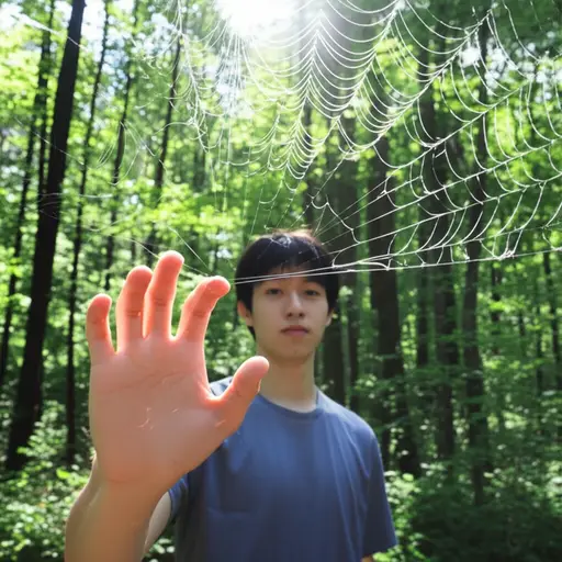 主人公具有创造蜘蛛网的能力。