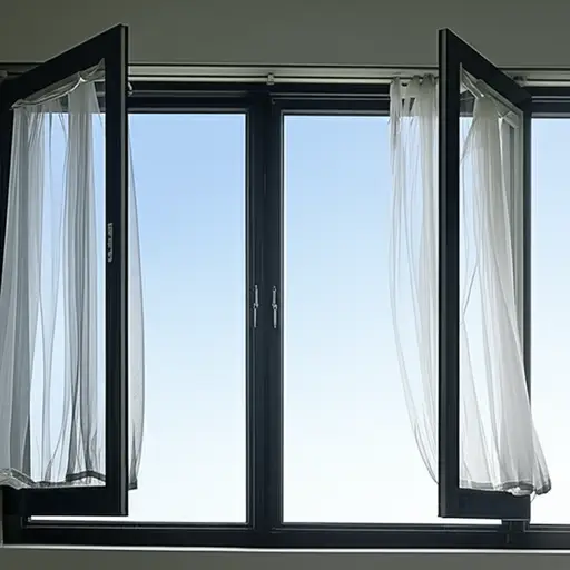 所有的窗户都开着。