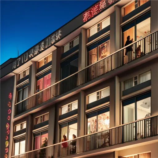 自从我们搬进来后，他们几乎每天都组织派对。