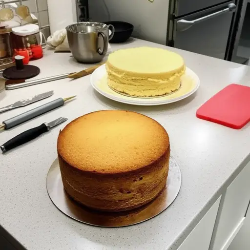 我妹妹做的蛋糕比我的更糟糕。