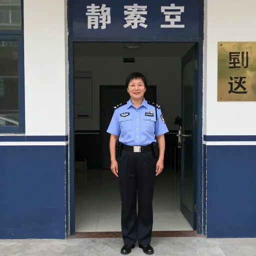 我姑姑是一名警察。