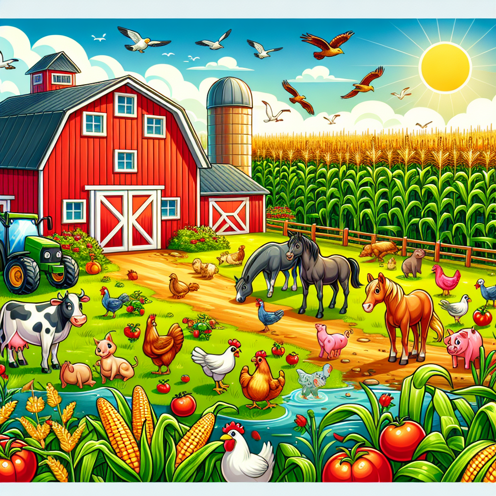 你喜欢这个农场吗？是的，我喜欢。