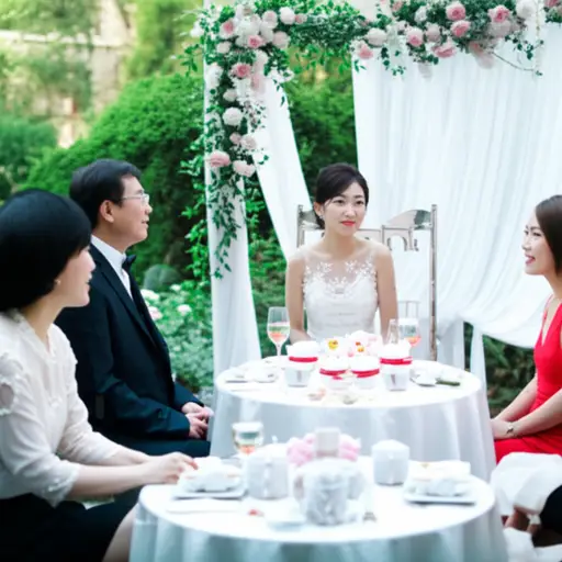 那是一个安静的婚礼，只有几个朋友和亲戚。