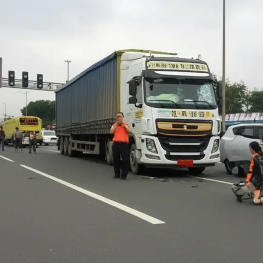 这起事故显然是卡车司机的错。