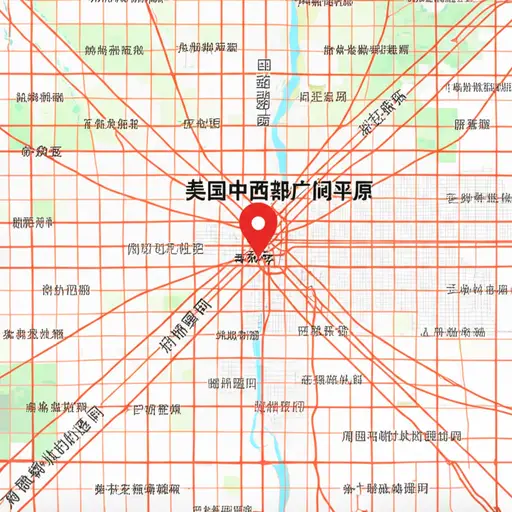 芝加哥位于中西部地区的中心。