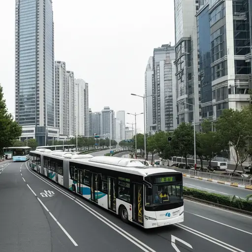 该市正在投资公共交通以减少交通拥堵。