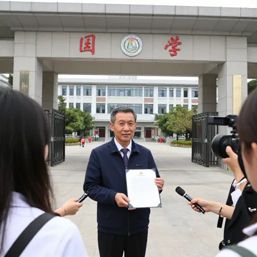 学校向媒体发布了一份关于其计划的声明。