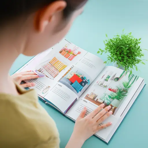 她的书里充满了装饰家居的有创意的方法。