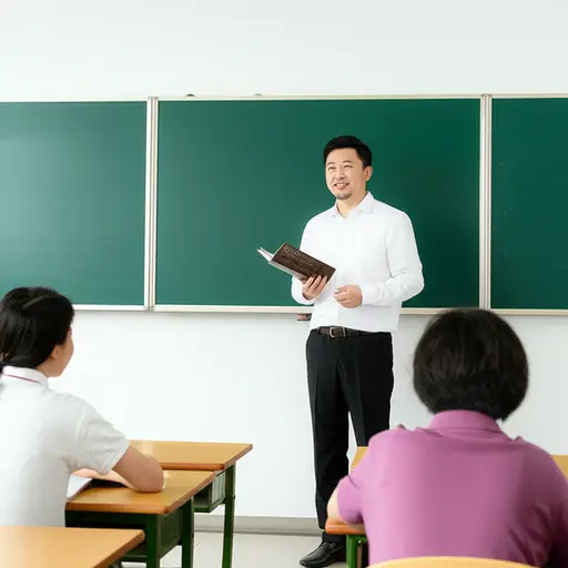 我爸爸是一名老师。