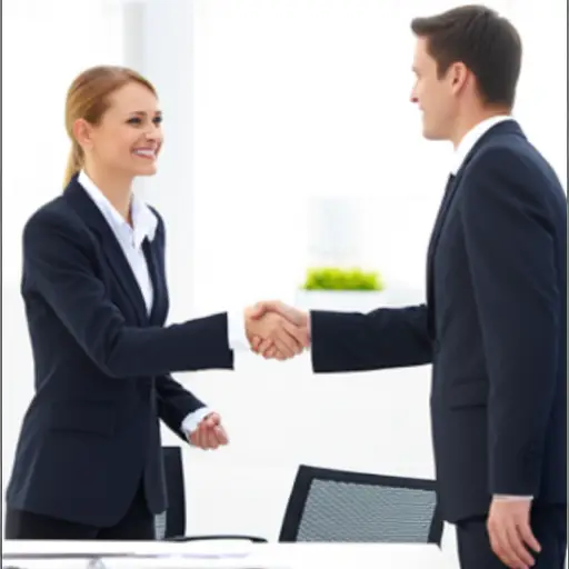 他想和我做笔交易。