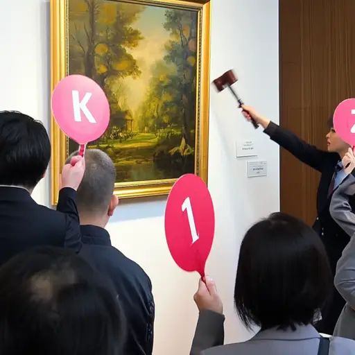 这幅画以近六百万元售出。