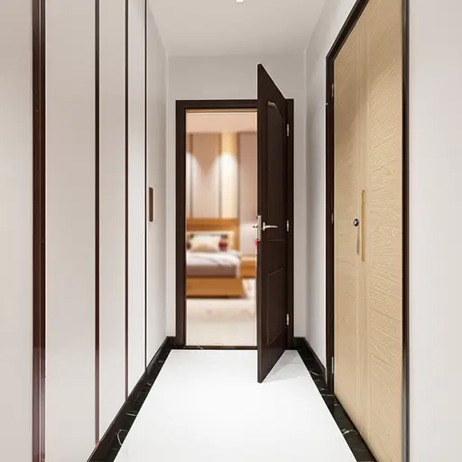 这个房间是她的，我的在隔壁。