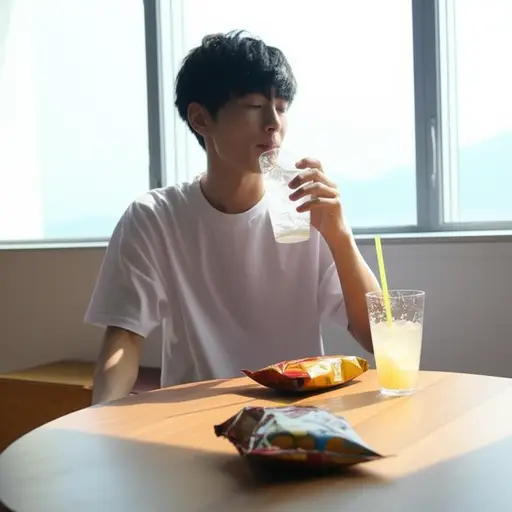 我通常在下午三点左右吃个零食。