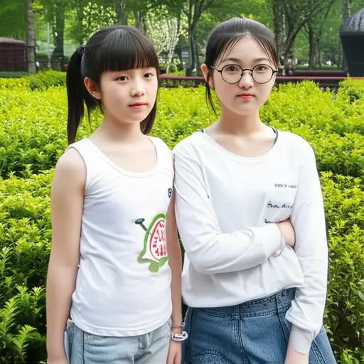 我妹妹比我小两岁。