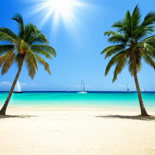 有许多拥有清澈海水的美丽海滩。