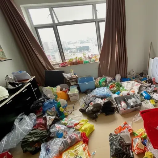 他们把公寓弄得一团糟——状况很糟糕。