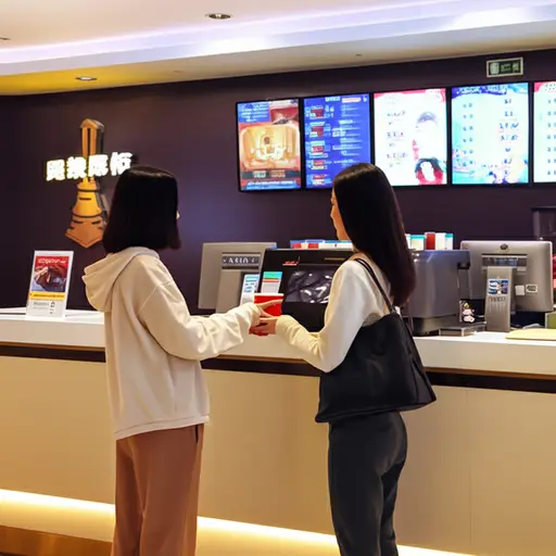 既然我们还有几分钟才看电影，那就喝杯咖啡吧。