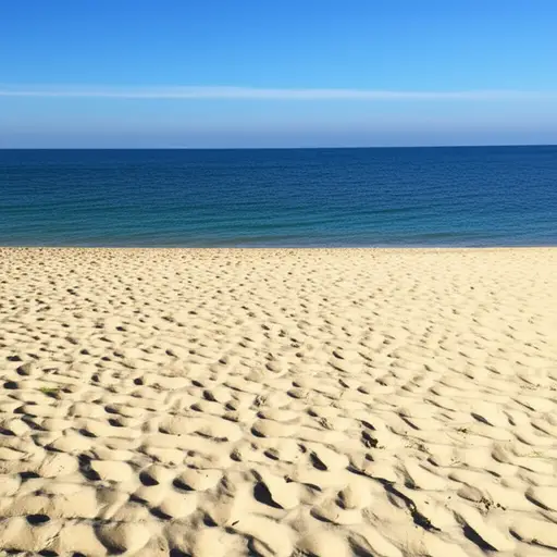 你可以沿着海岸走几英里。