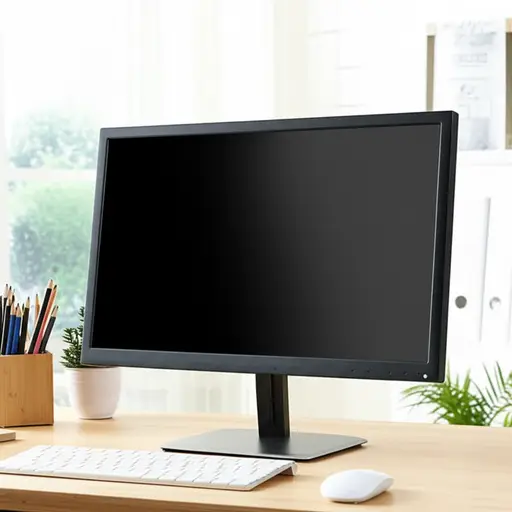 电脑的显示屏突然变黑了。