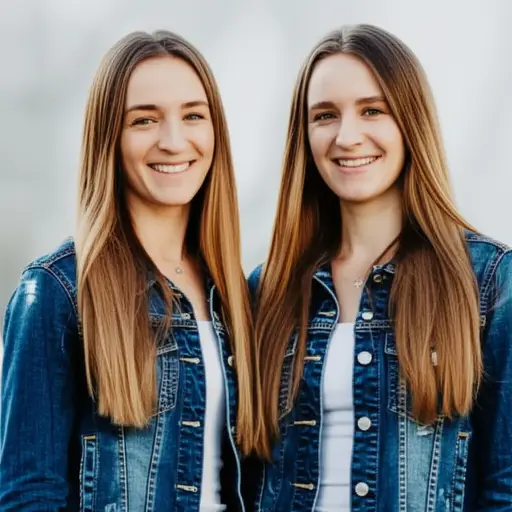 这两姐妹如此相似，以至于几乎无法区分彼此。