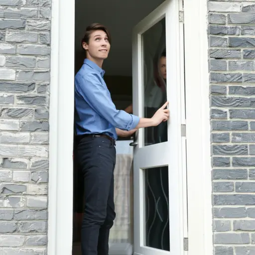 他去了她家，相信她会借钱给他。