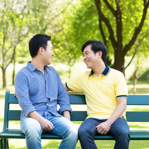 他和父亲的关系非常好。