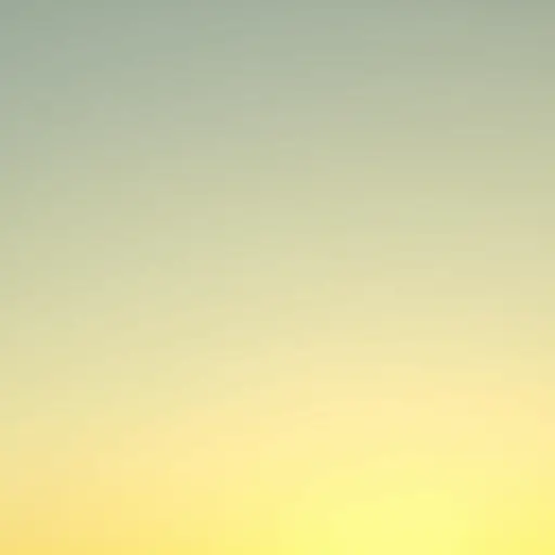 清晨的天空是一种美丽的淡黄色。