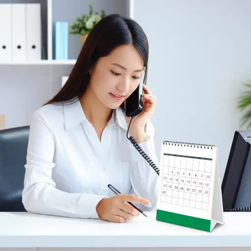 她明天预约了去诊所就诊。