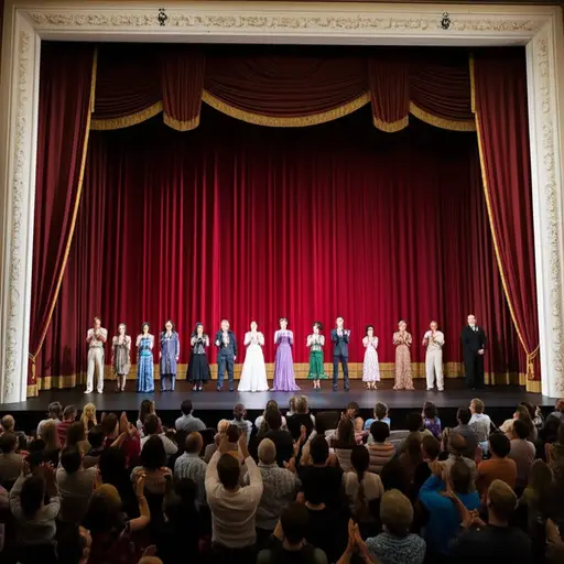 这场演出是一次惊人的成功。