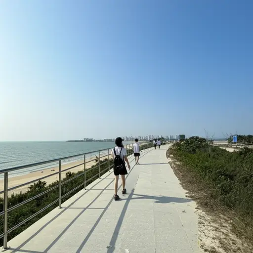 从海滩出发，我们继续向北参观其他地方。