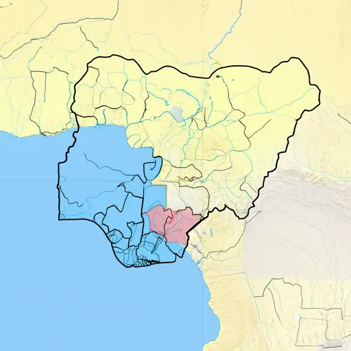 尼日利亚是西非的一个大国。