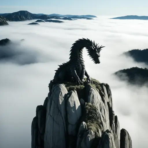 从前有一条孤独的龙。